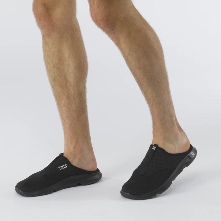 Sandalias de Diapositivas Salomon Reelax 5.0 Hombre Negros | MX TOVF053